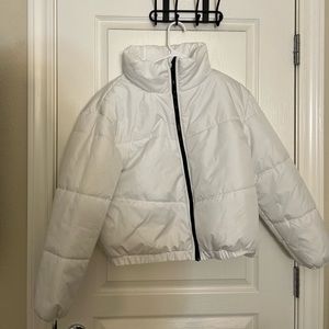 white puffer jacket